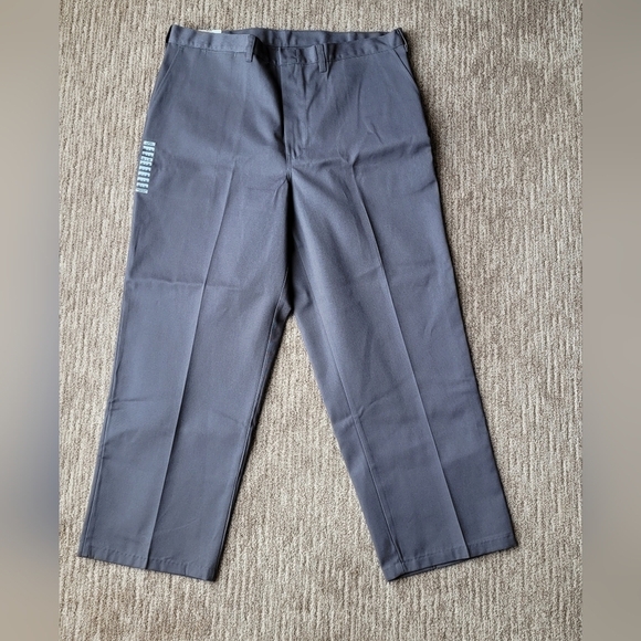 NEW DAKOTA FLAT FRONT FULL CUT TWILL WORK PANTS GRAY MEN'S SIZE  42 X 30 - Picture 2 of 15